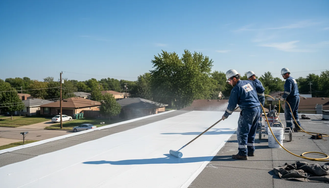 Commercial roof coating in Iuka, KS near me